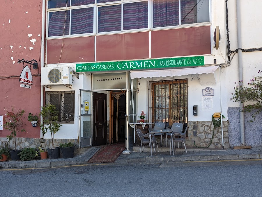Restaurantes en Los Guájares provincia de Granada
